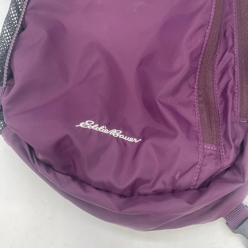 Eddie Bauer Sling Backpack Crossbody Daypack Purple 13